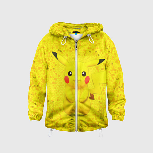 Детская ветровка Pikachu / 3D-Белый – фото 1