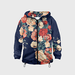 Детская ветровка Fashion flowers