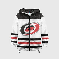 Ветровка с капюшоном детская Carolina Hurricanes, цвет: 3D-черный