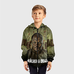 Ветровка с капюшоном детская Ходячие мертвецы: Теодор Дуглас, цвет: 3D-черный — фото 2