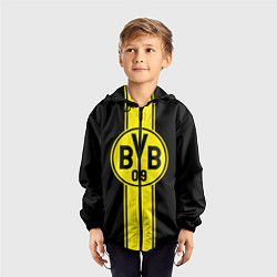 Ветровка с капюшоном детская BVB, цвет: 3D-черный — фото 2