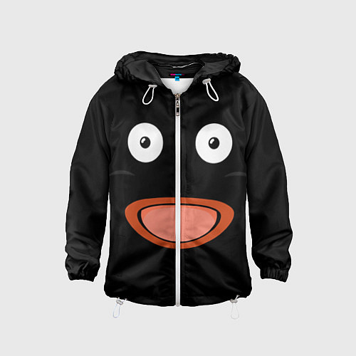 Детская ветровка Mr Popo Face / 3D-Белый – фото 1