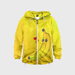 Ветровка с капюшоном детская Just Banana (Yellow), цвет: 3D-белый