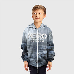 Ветровка с капюшоном детская Metro Exodus: Cold Winter, цвет: 3D-белый — фото 2