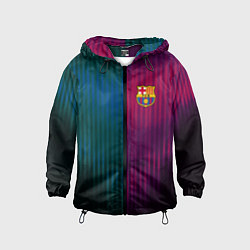 Детская ветровка Barcelona FC: Abstract 2018