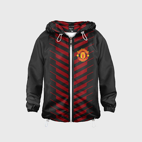 Детская ветровка FC Manchester United: Creative / 3D-Белый – фото 1