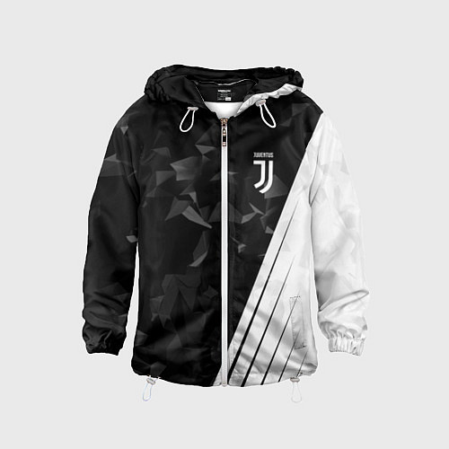 Детская ветровка FC Juventus: Abstract / 3D-Белый – фото 1