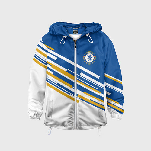 Детская ветровка FC Chelsea: Colour Line / 3D-Белый – фото 1