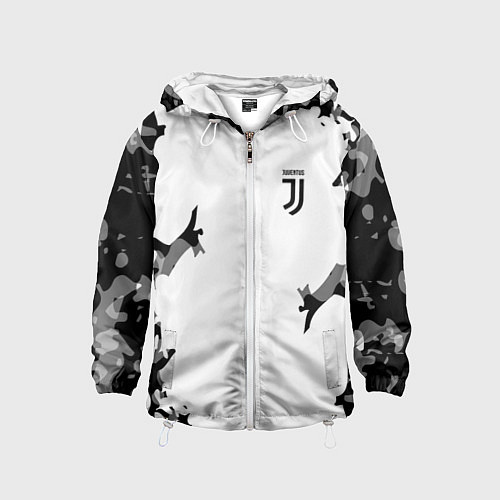 Детская ветровка FC Juventus: White Original / 3D-Белый – фото 1