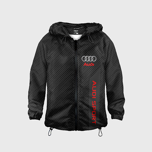 Детская ветровка Audi: Sport Line / 3D-Черный – фото 1