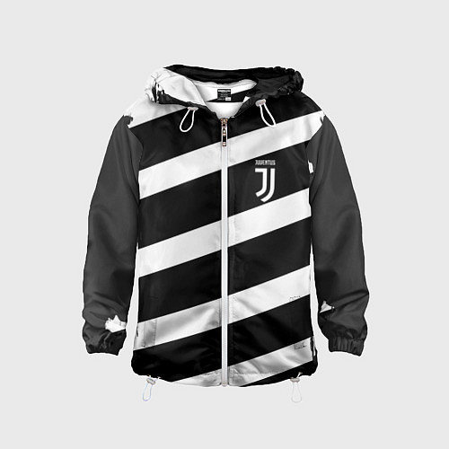 Детская ветровка Juve: B&W Lines / 3D-Белый – фото 1