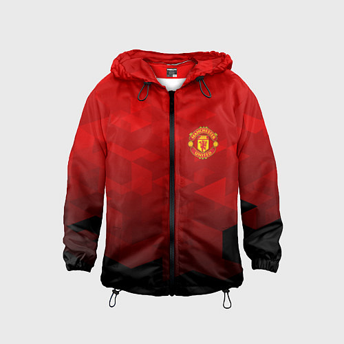 Детская ветровка FC Man UTD: Red Poly / 3D-Черный – фото 1