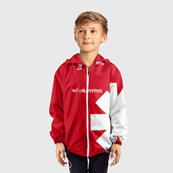Ветровка с капюшоном детская RHCP: Red Style, цвет: 3D-белый — фото 2
