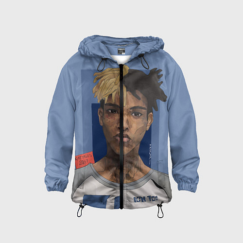 Детская ветровка XXXTentacion Art / 3D-Черный – фото 1