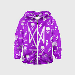 Детская ветровка Watch Dogs 2: Violet Pattern