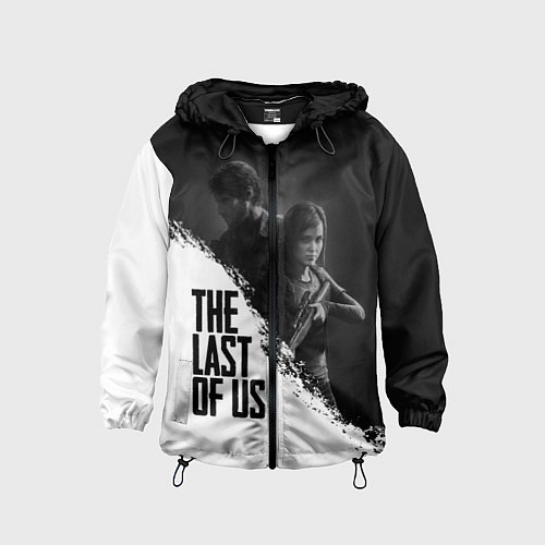 Детская ветровка The Last of Us: White & Black / 3D-Черный – фото 1