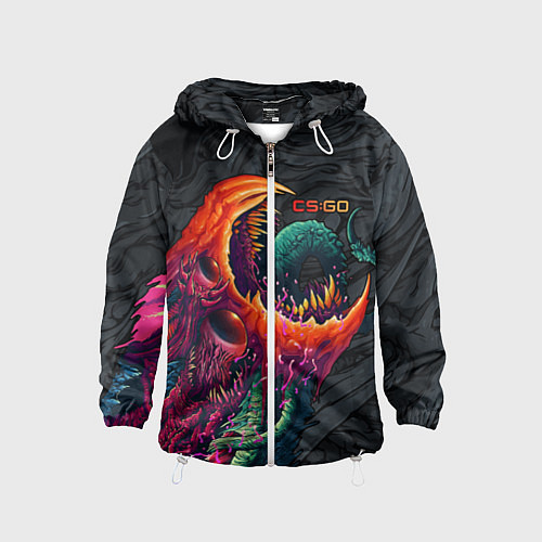 Детская ветровка CS:GO Hyper Beast Original / 3D-Белый – фото 1