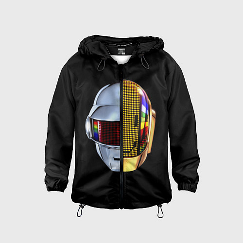 Детская ветровка Daft Punk: Smile Helmet / 3D-Черный – фото 1