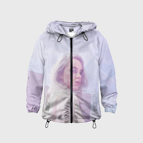 Детская ветровка Billie Eilish: Light Pink / 3D-Черный – фото 1