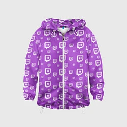 Детская ветровка Twitch: Violet Pattern