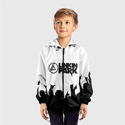 Ветровка с капюшоном детская LINKIN PARK, цвет: 3D-черный — фото 2
