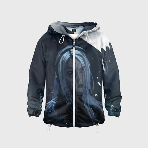 Детская ветровка Billie Eilish: Love / 3D-Белый – фото 1