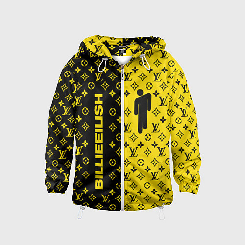 Детская ветровка BILLIE EILISH x LV Yellow / 3D-Белый – фото 1