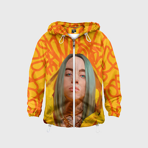 Детская ветровка Billie Eilish / 3D-Белый – фото 1