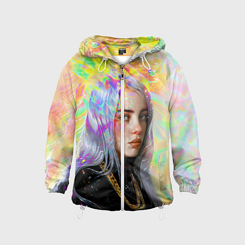 Детская ветровка Billie Eilish / 3D-Белый – фото 1