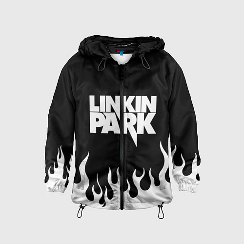 Детская ветровка Linkin Park: Black Flame / 3D-Черный – фото 1