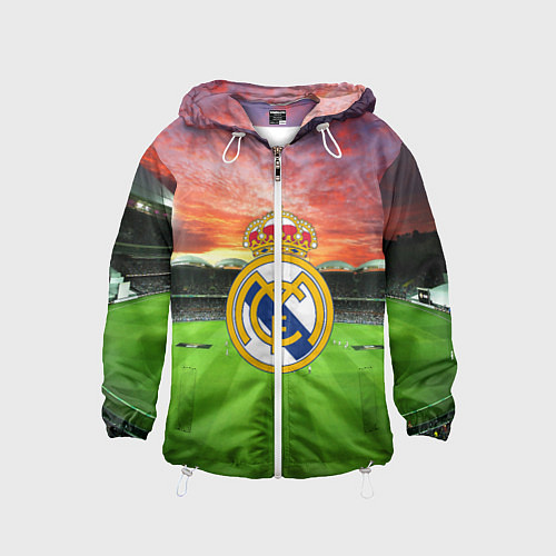 Детская ветровка FC Real Madrid / 3D-Белый – фото 1