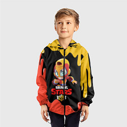 Ветровка с капюшоном детская BRAWL STARS MAX, цвет: 3D-черный — фото 2
