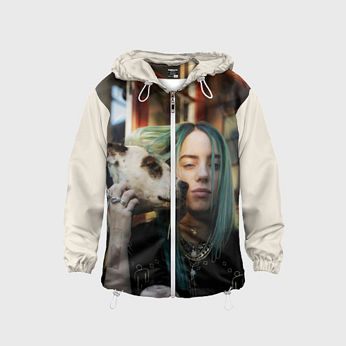 Детская ветровка BILLIE EILISH / 3D-Белый – фото 1