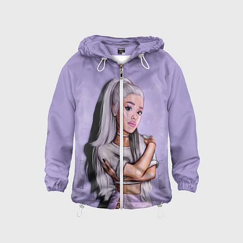 Детская ветровка Ariana Grande Ариана Гранде / 3D-Белый – фото 1