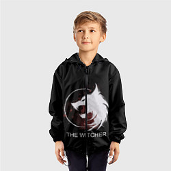 Ветровка с капюшоном детская The Witcher, цвет: 3D-черный — фото 2
