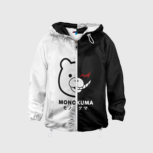 Детская ветровка Monokuma / 3D-Белый – фото 1