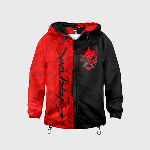 Детская ветровка CYBERPUNK 2077 / 3D-Черный – фото 1