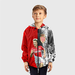 Ветровка с капюшоном детская Головин, цвет: 3D-черный — фото 2