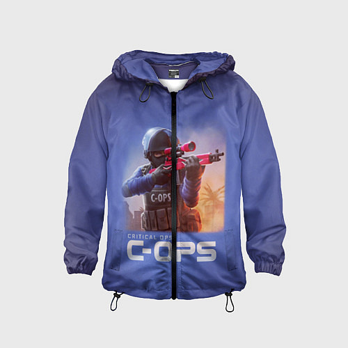 Детская ветровка Critical Ops / 3D-Черный – фото 1