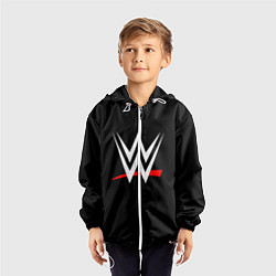 Ветровка с капюшоном детская WWE, цвет: 3D-белый — фото 2
