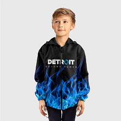 Ветровка с капюшоном детская DETROIT: BECOME HUMAN, цвет: 3D-черный — фото 2