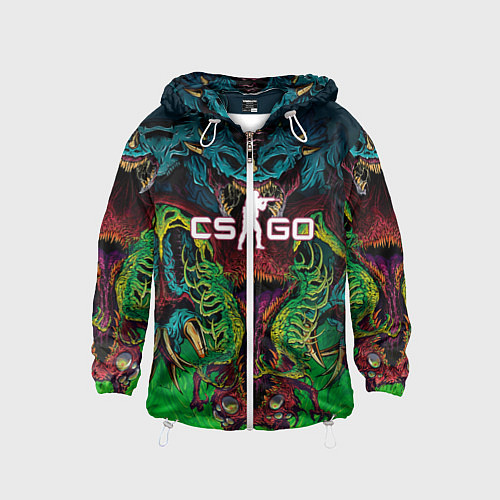 Детская ветровка CS GO Hyperbeast / 3D-Белый – фото 1