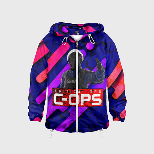 Детская ветровка C-OPS / 3D-Белый – фото 1