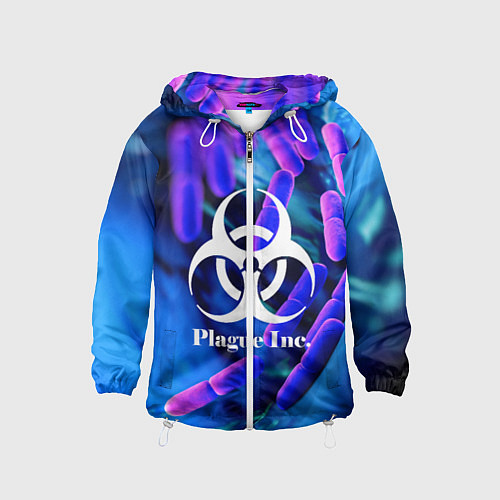 Детская ветровка PLAGUE INC / 3D-Белый – фото 1