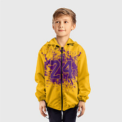 Ветровка с капюшоном детская Kobe Bryant, цвет: 3D-черный — фото 2