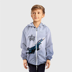 Ветровка с капюшоном детская ВВС России, цвет: 3D-белый — фото 2