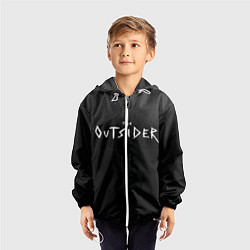 Ветровка с капюшоном детская The Outsider, цвет: 3D-белый — фото 2