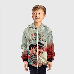 Ветровка с капюшоном детская THE HATTERS, цвет: 3D-белый — фото 2