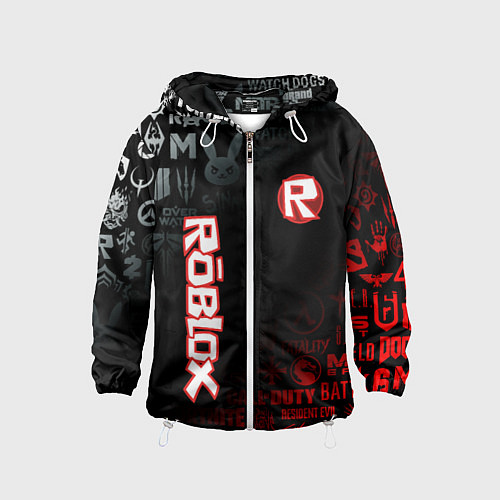 Детская ветровка ROBLOX / 3D-Белый – фото 1