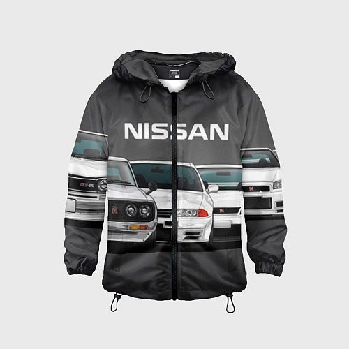 Детская ветровка NISSAN / 3D-Черный – фото 1
